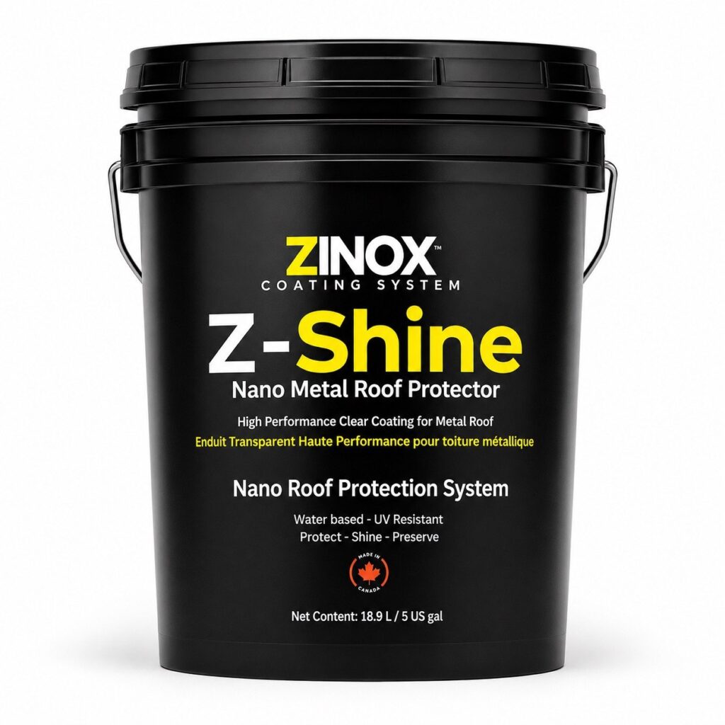 Z-Shine enduit transparent pour toiture métallique