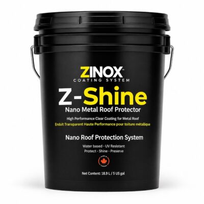 Z-Shine enduit transparent pour toiture métallique