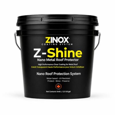Z-Shine Revêtement transparent lustré pour toiture métallique