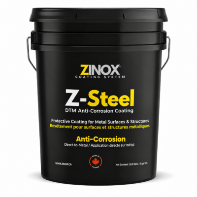 Z-Steel — chaudière de 18,9 L, revêtement DTM anticorrosion pour surfaces et structures métalliques